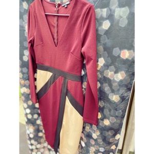 Fashion Nova Colors: Burgundy, black,Tan Size:M